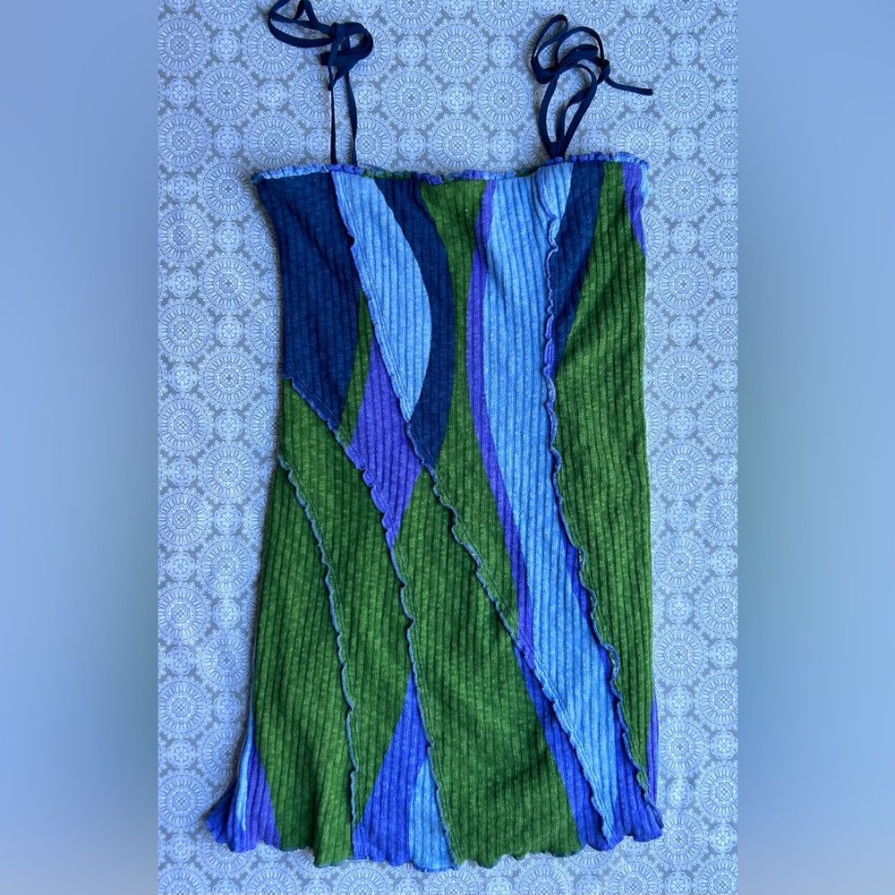 Urban Outfitters tie strap mini dress